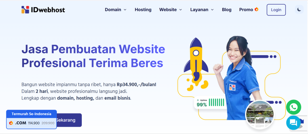 Jasa Pembuatan Website Profesional Terima Beres